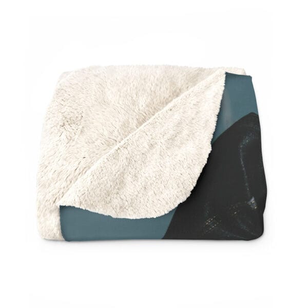 Sherpa Fleece Memorial Blanket 60in. x 50in. - Horizontal - Image 4
