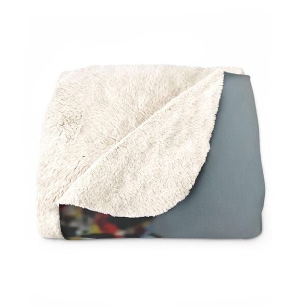 Sherpa Fleece Memorial Blanket 80in. x 60in. - Horizontal - Image 3